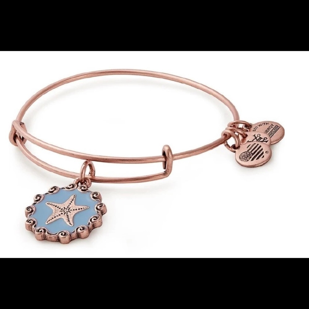 Alex and Ani Color Infusion Star Fish Charm Bangle